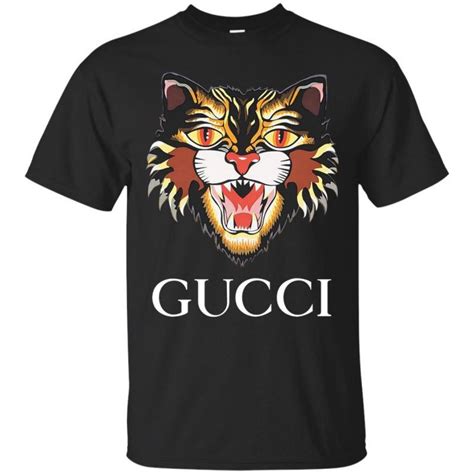 gucci logo t shirt replica|angry cat t shirt gucci.